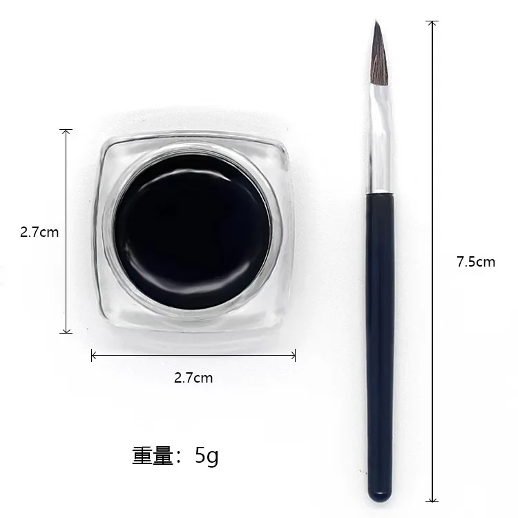 Black Eyeliner Gel Stick Smooth Long Lasting Waterproof Eyes Makeup Tool Cosmetics Women Beauty Eye Liner Gel
