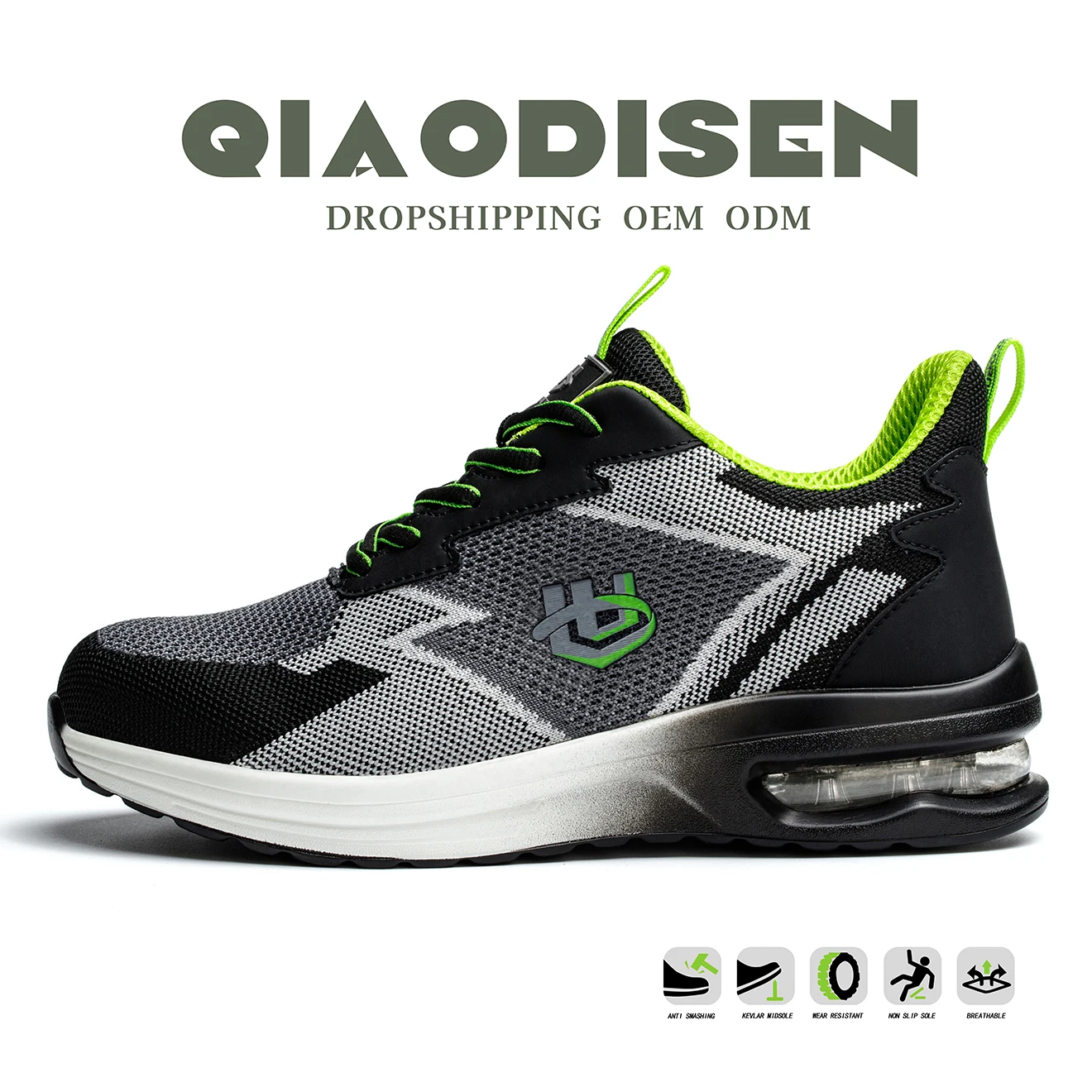 2024 New spring anti puncture anti smashing fashionable breathable safety shoes for men  women