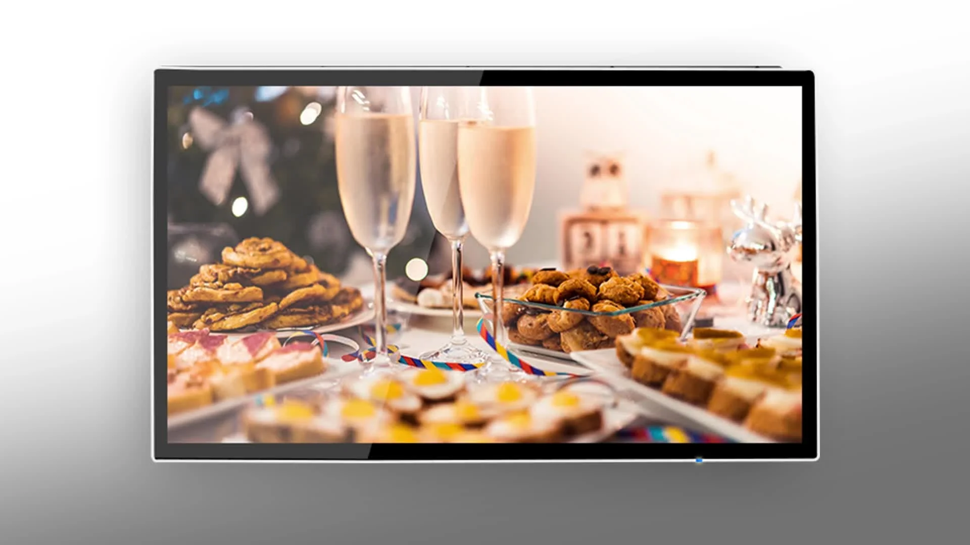 RK3399 LCD Advertising Player Kit With Android PCB Board 32 Inch Digital Signage