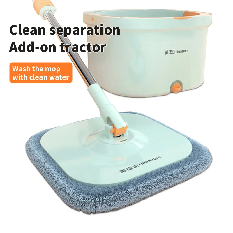 High Quality Dust Mop Long Flat Floor Cleaning Mop Head With best selling  flat mop microfiber squeeze