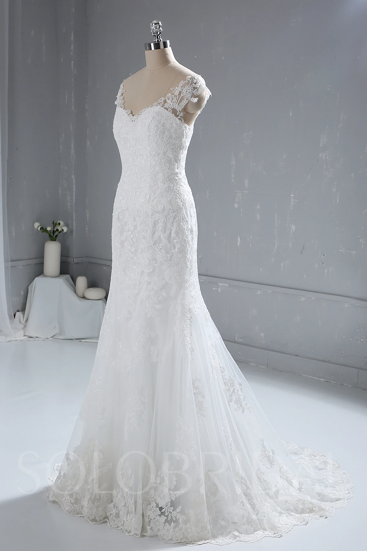 Popular promotional practical exquisite beautiful formal wedding dress for white