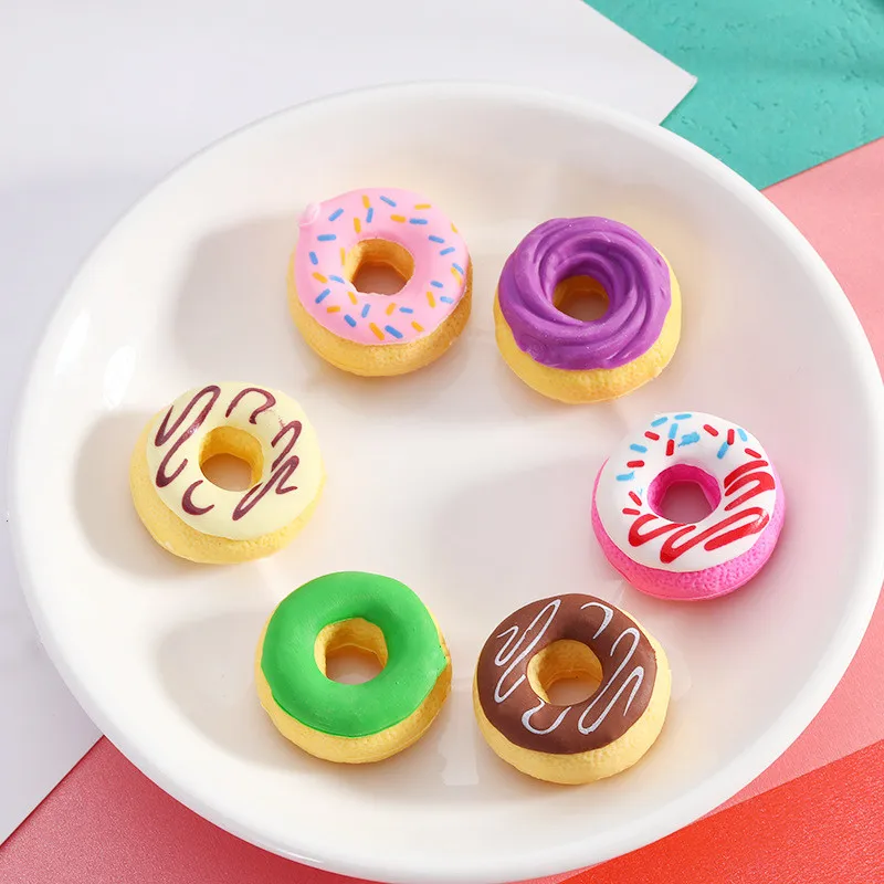 Custom Wholesale Donuts Cute Food Shape Eraser