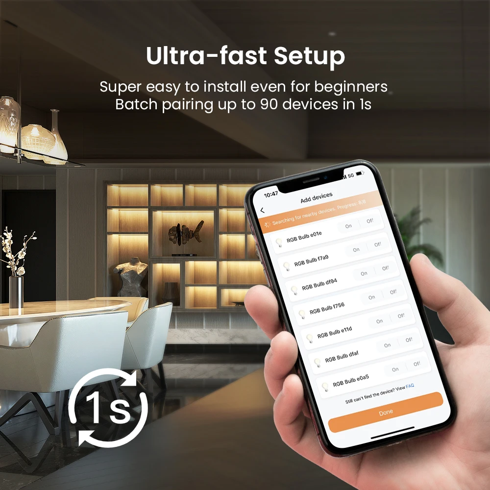 Смарт-лампы BroadLink SKE27/26 Fastcon с поддержкой Bluetooth и Google Assistant