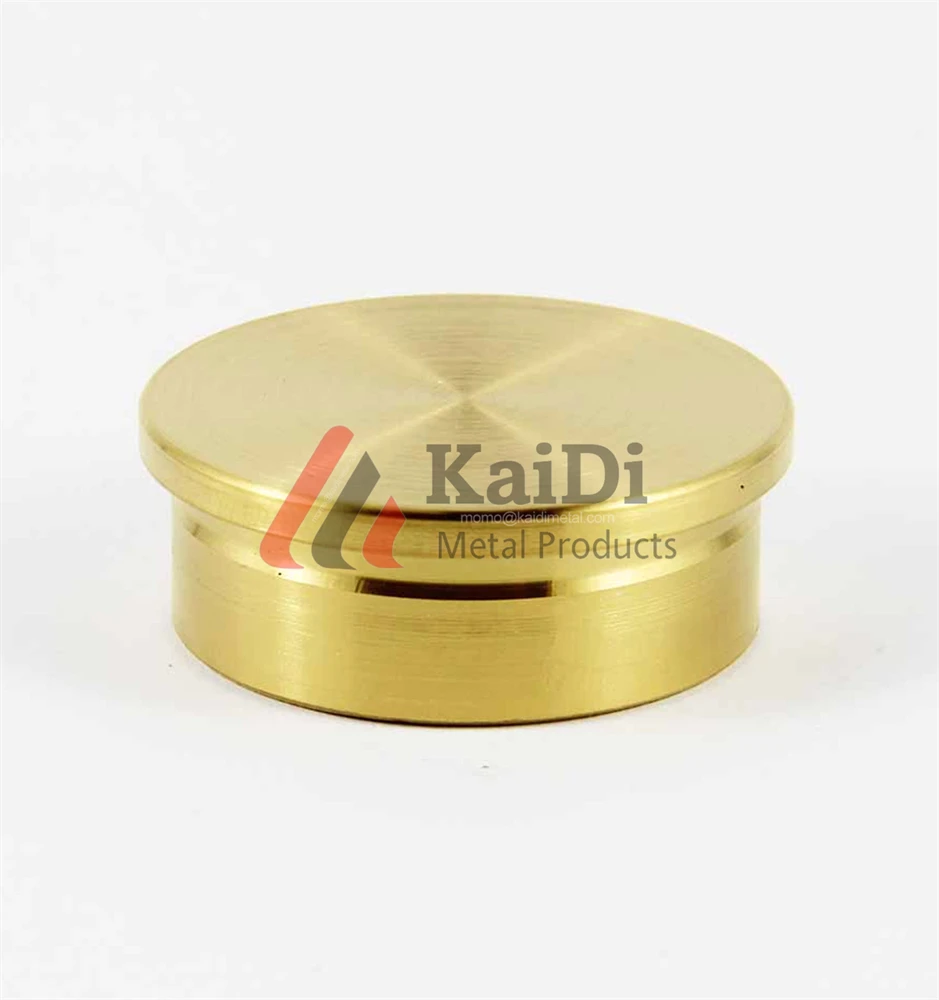 glass handrail stainless steel stair cap handrail tube round end caps