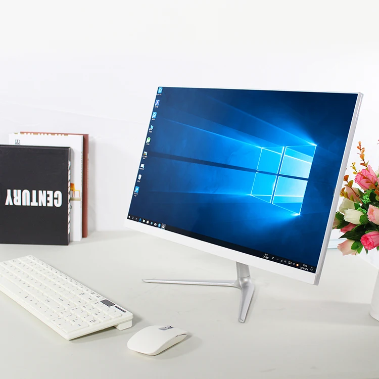 Самый дешевый 19 21 24 дюйма все в одном ssd геймпад пк офисный сетевой настольный компьютер игровой ПК недорогой core i7 amd Универсальный ПК
