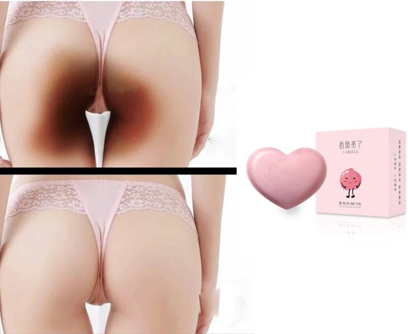 Wholesale Natural Skin Care Whitening Exfoliating Moisturizing Brightening Peach Heart Facial And Body Soap For Beauty