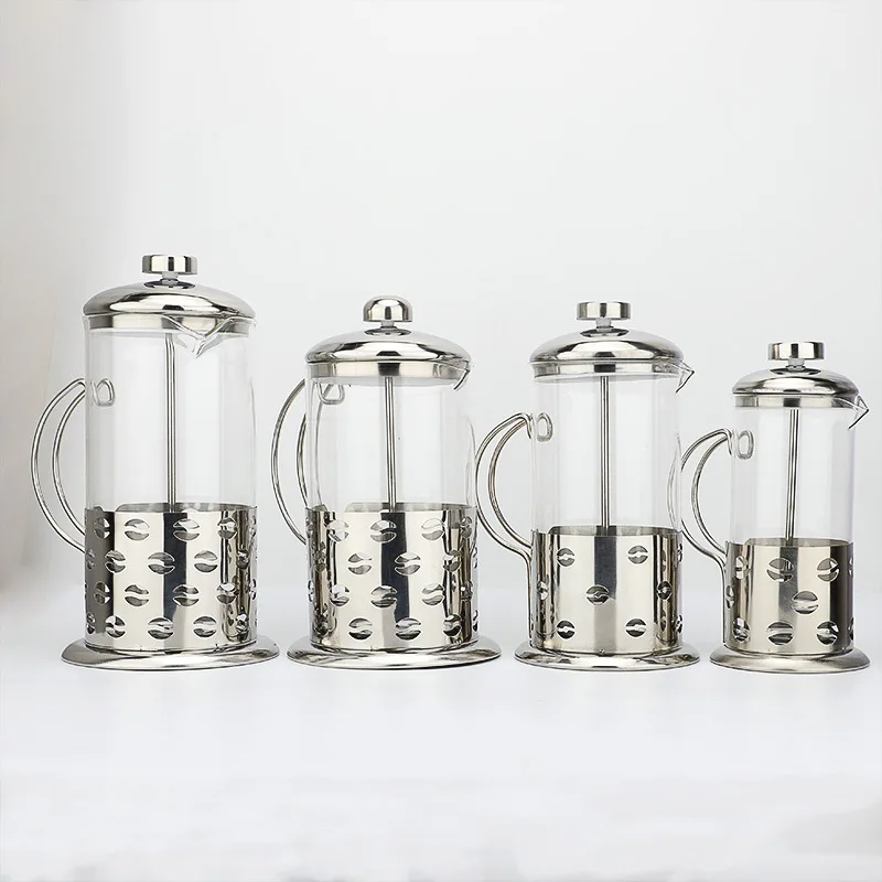 Espresso coffee foam maker french press coffee carafe glass tea brewer