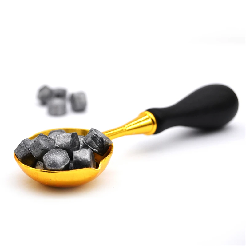 Tabo Brand Elegant Brass Wax Seal Melting Spoon For Mixing Wax