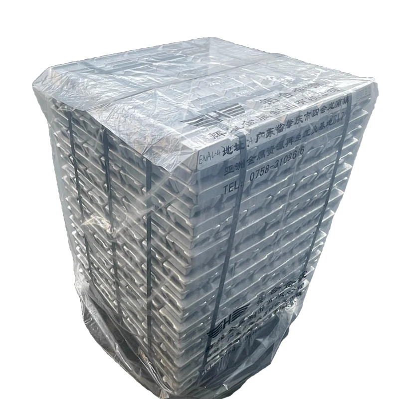 High-purity aluminum ingots for wholesale manufacturing applications are recycled and metal