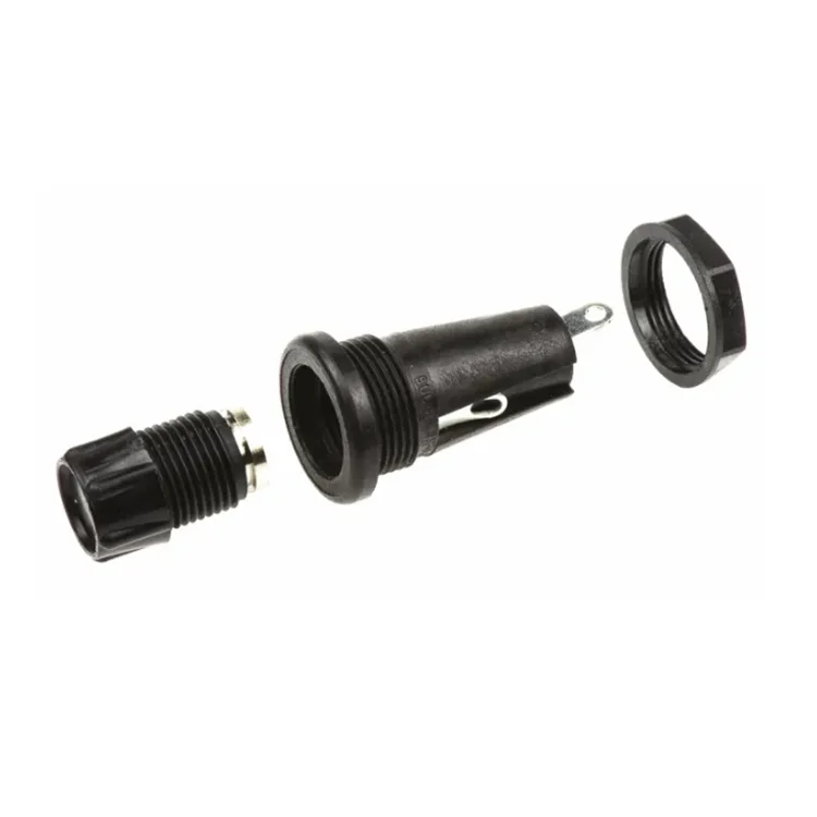 Factory wholesale panel mount 6.3A fuse holder Power Fuseholder FX0296/1 fuse holder