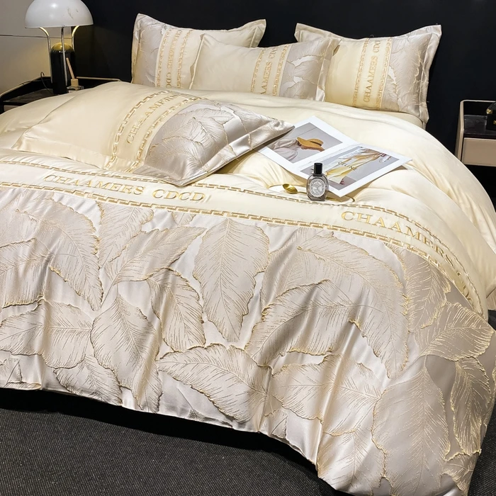 100% tencel super soft comfortable duvet cover flat sheet pillowcase 4 pieces duvet sets