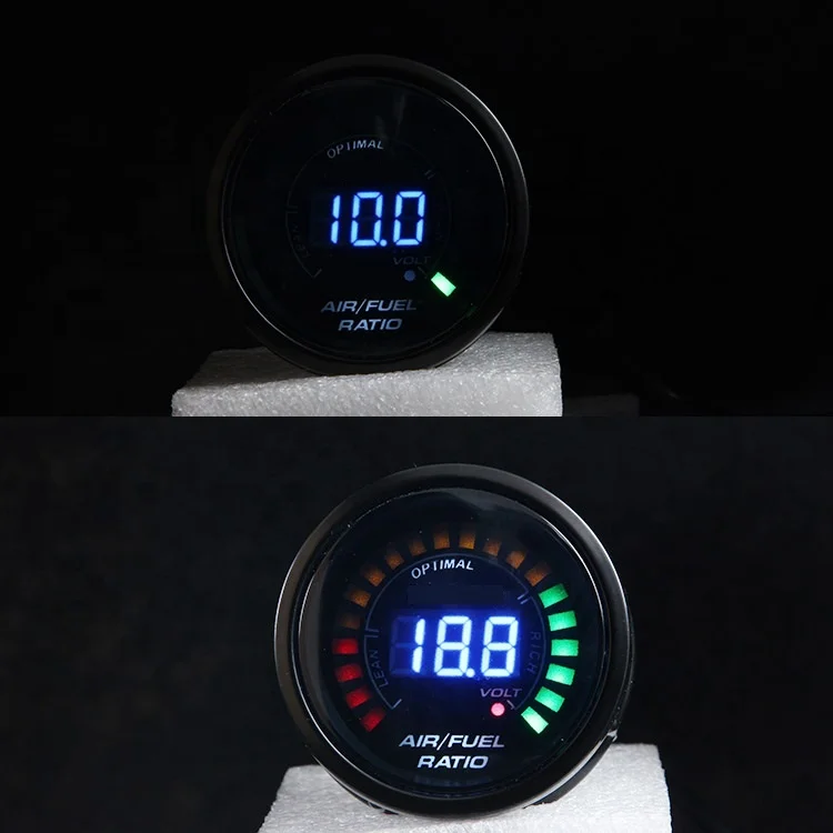  Ramainer 2 дюйма 52 мм светодиодный digitalnarrowband расхода воздуха черный уход за кожей лица монитор гоночный датчик без кислорода Лидер