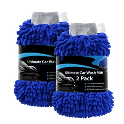 Premium Car Wash Mitt Cleaning Drying Mitts Microfiber Car Wash Mitt for Cars