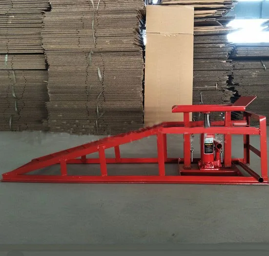 Vehicle maintenance barrier free wear-resistant ramp anti-skid lifting slope