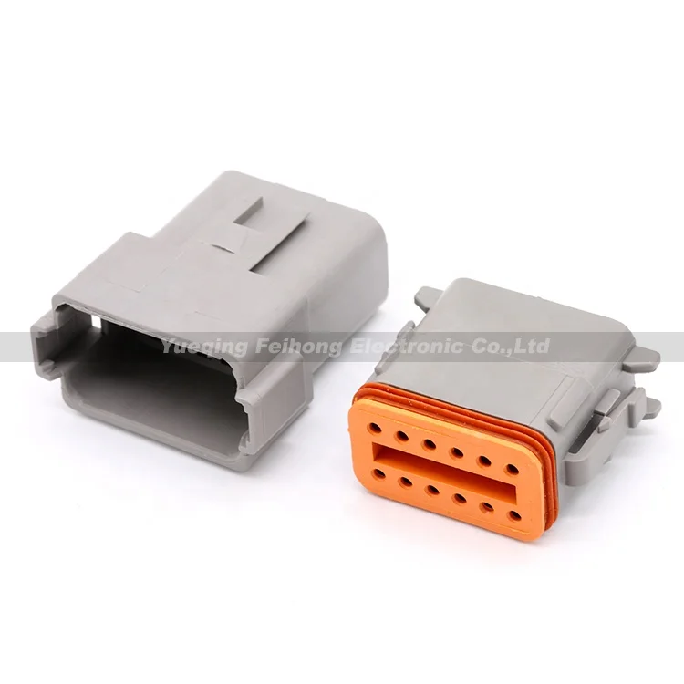 DT04-12P automotive wire connector 12 ways male DT series