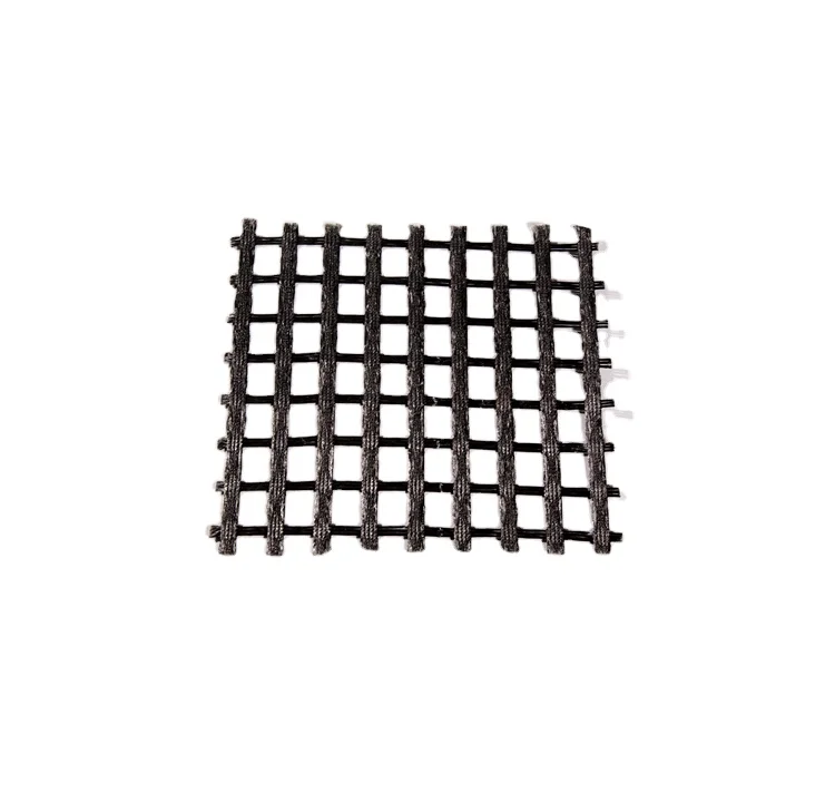 Good Quality Finely Processed Uniaxial Polyester Biaxial Composite PET Geogrid for tetaining wall