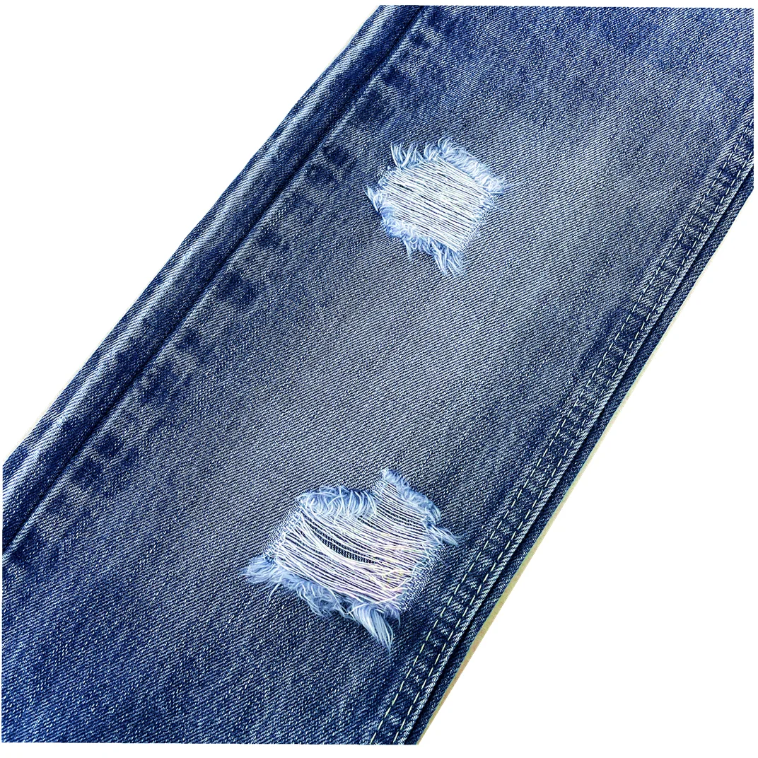 100% cotton Korea twill denim warp slub 13 oz heavy denim jeans fabric