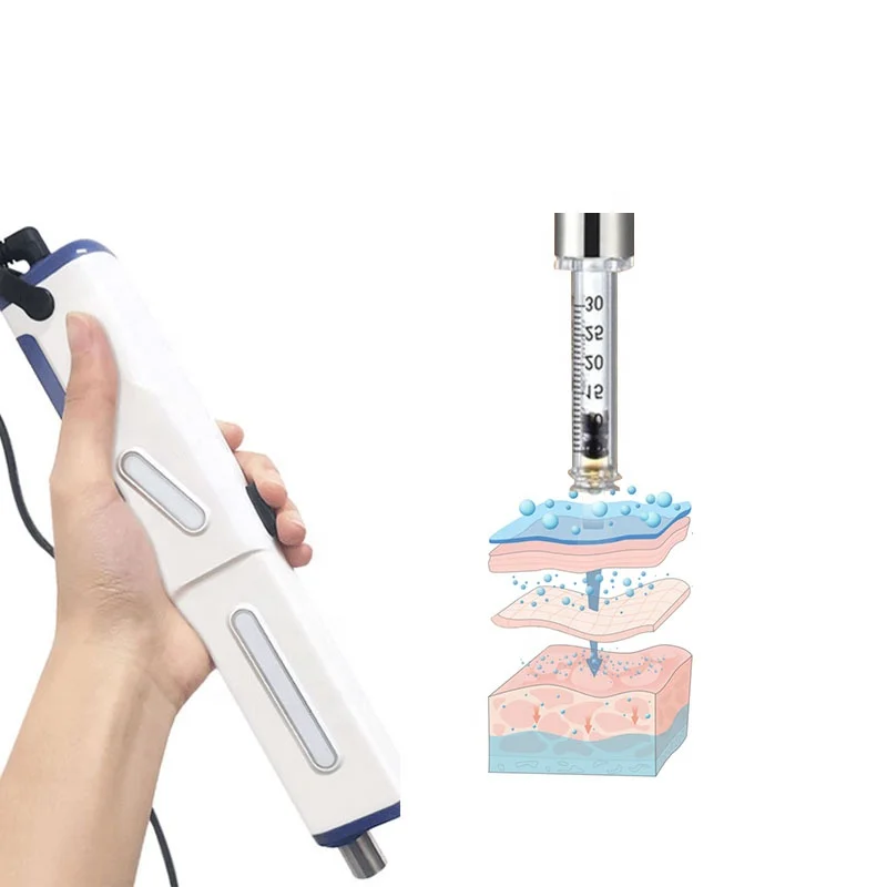 Noninvasive Needleless Meso Beauty Gun No Nedle Mesotherapy Wrinkle Removal Electric Hyaluronic Pen