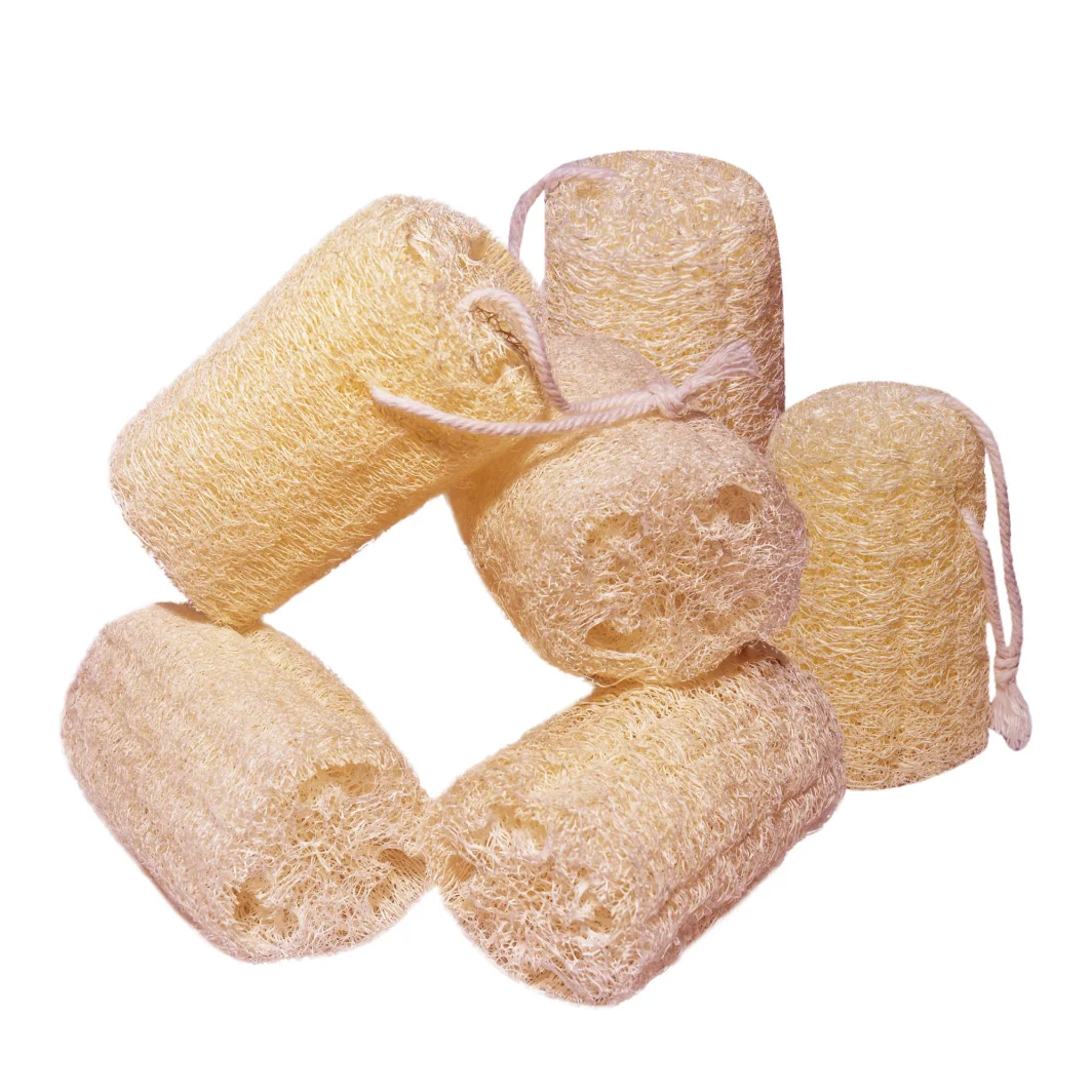 Eco-Friendly Biodegradable Natural Loofah Luffa Slice for Bath Face Body Exfoliating Shower Bath Natural Loofah