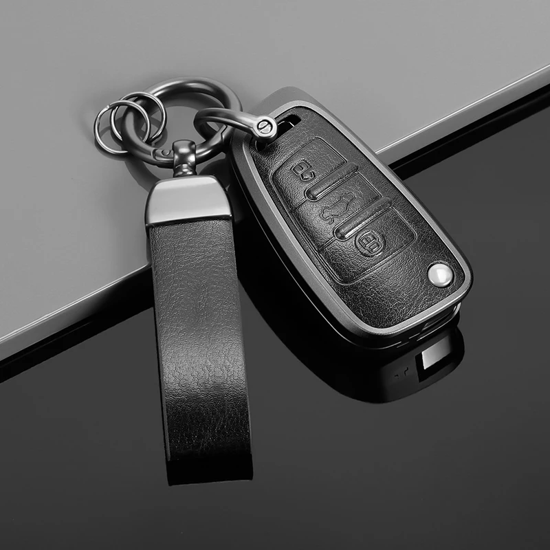 A2 carbon fiber Car Key Case Cover Bag for chery tiggo 5x 8 7 e3 e5 arrizo 3 5 M7 a3 Remote Control Shell Parts accessories auto