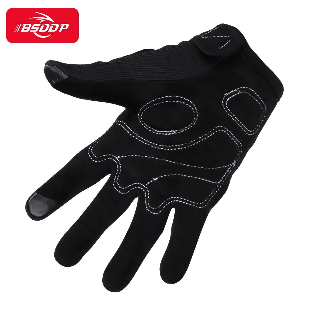 Manufacturers direct cross-border special for motorcycle riding gloves anti-slip wear-resistant touch-screen full-finger gloves
