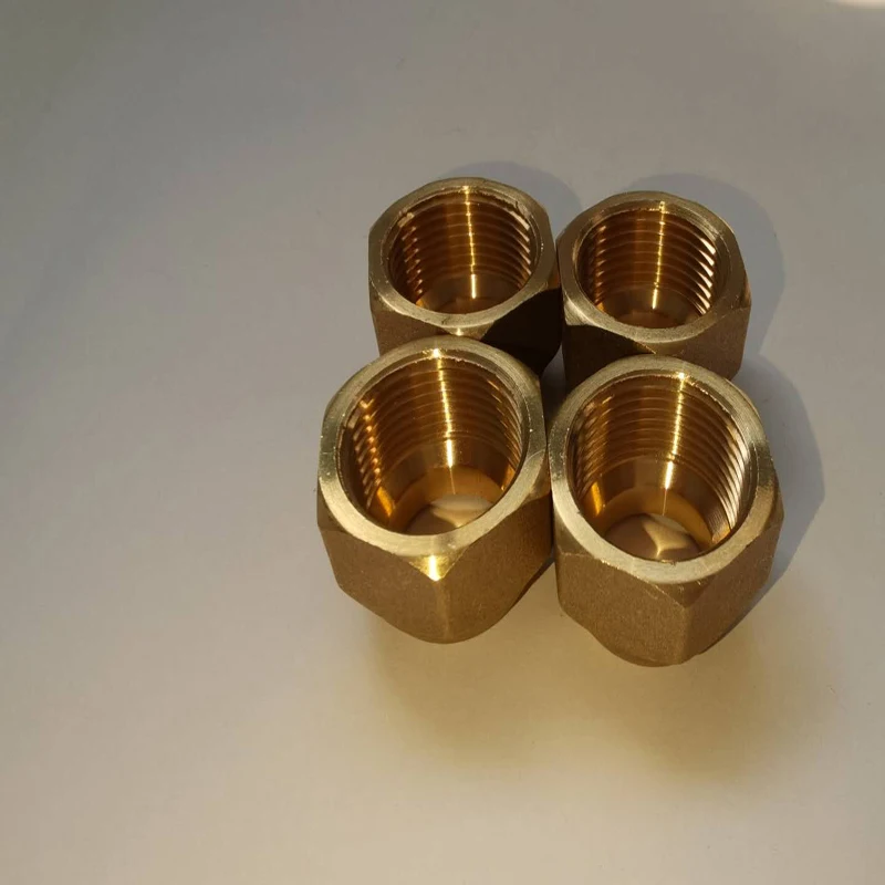 
High quality hexagon Brass air conditioner flare Fitting nut 