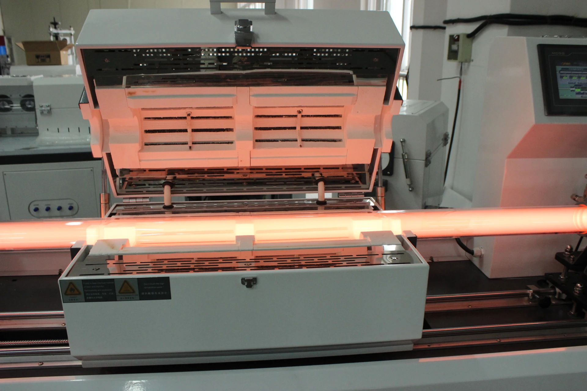 1200C Plasma Enhanced Chemical Vapor Deposition System with Split Tube Furnace Graphene Machine