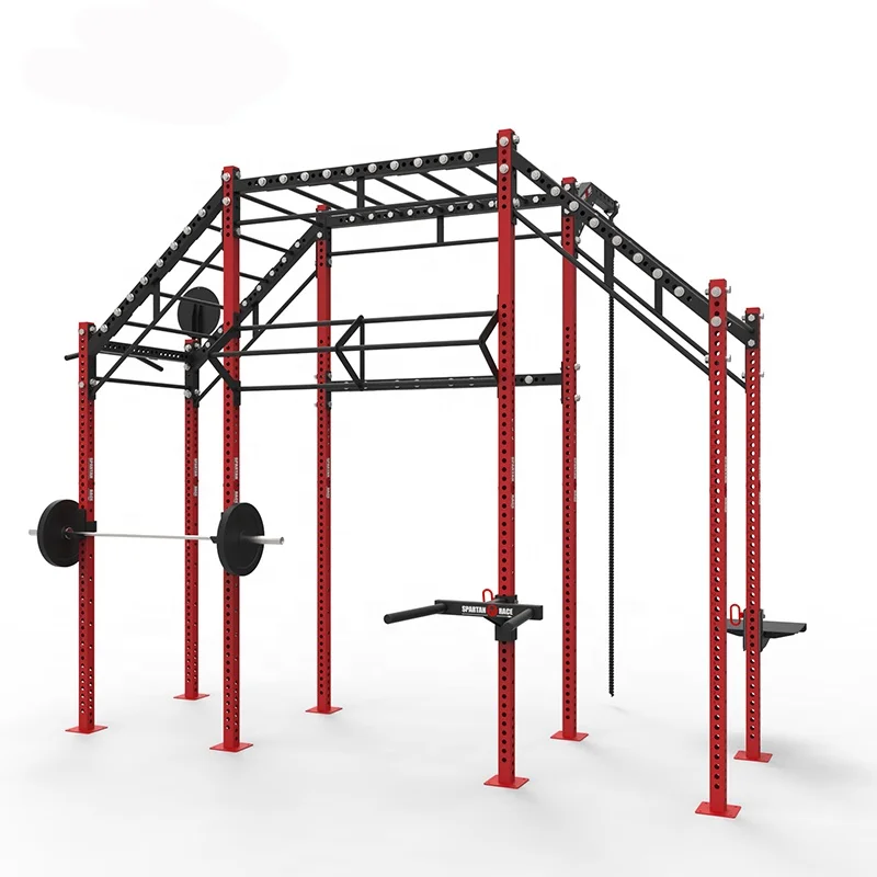 Commercial Multi Function Power Rig Crossfit Rack Crossfit Gym Equipment