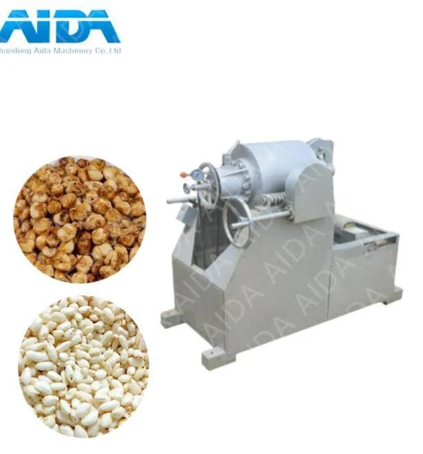 Hot air caramel popcorn production line industrial popping machine for sale