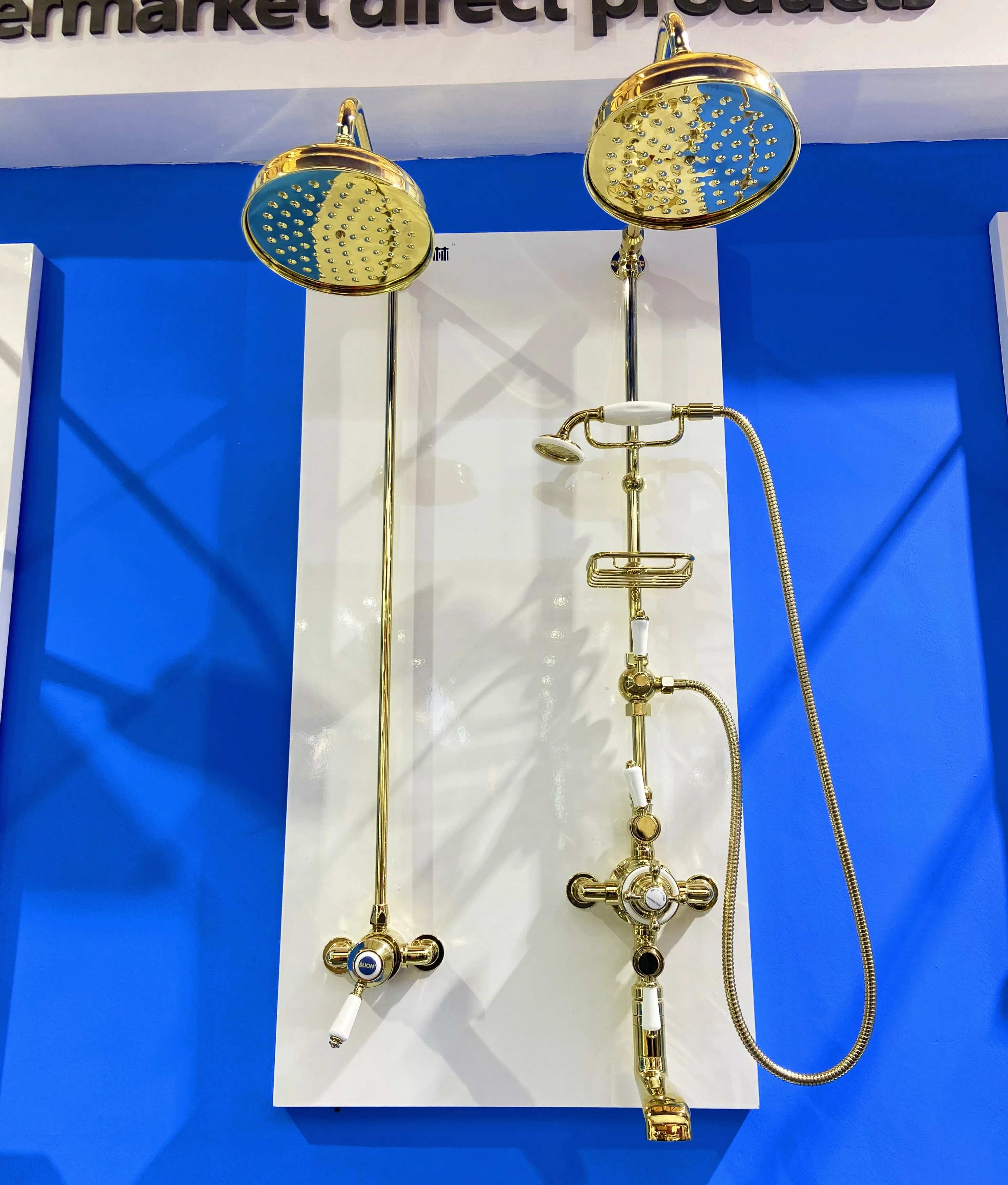 Factory  price 5 years warranty all material is brass UK style wall Vernet valve Wras thermostatic brass concealed shower mixer