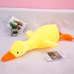 65 cm Super Cute Duck pillow down cotton duck doll plush toy small yellow duck comfort pillow