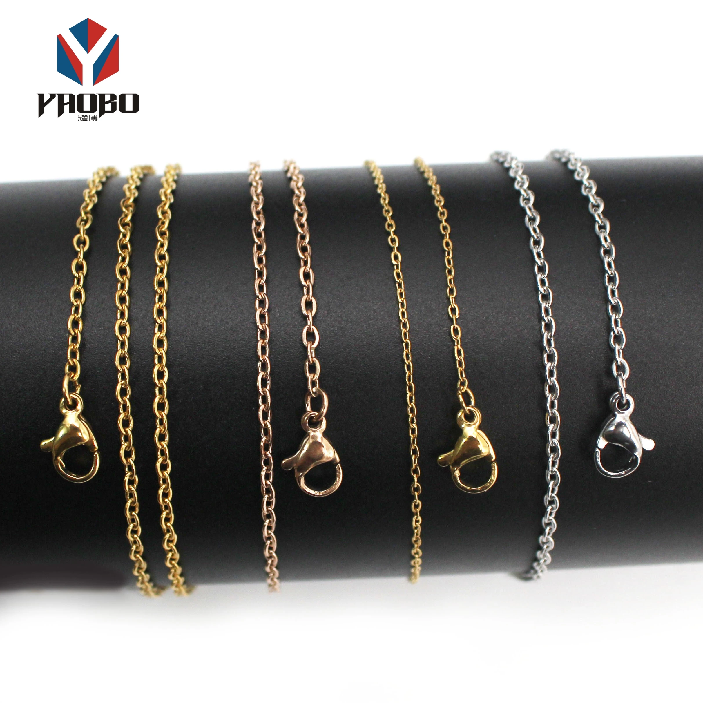 multiple styles size sweater link chain necklace stainless steel women necklace