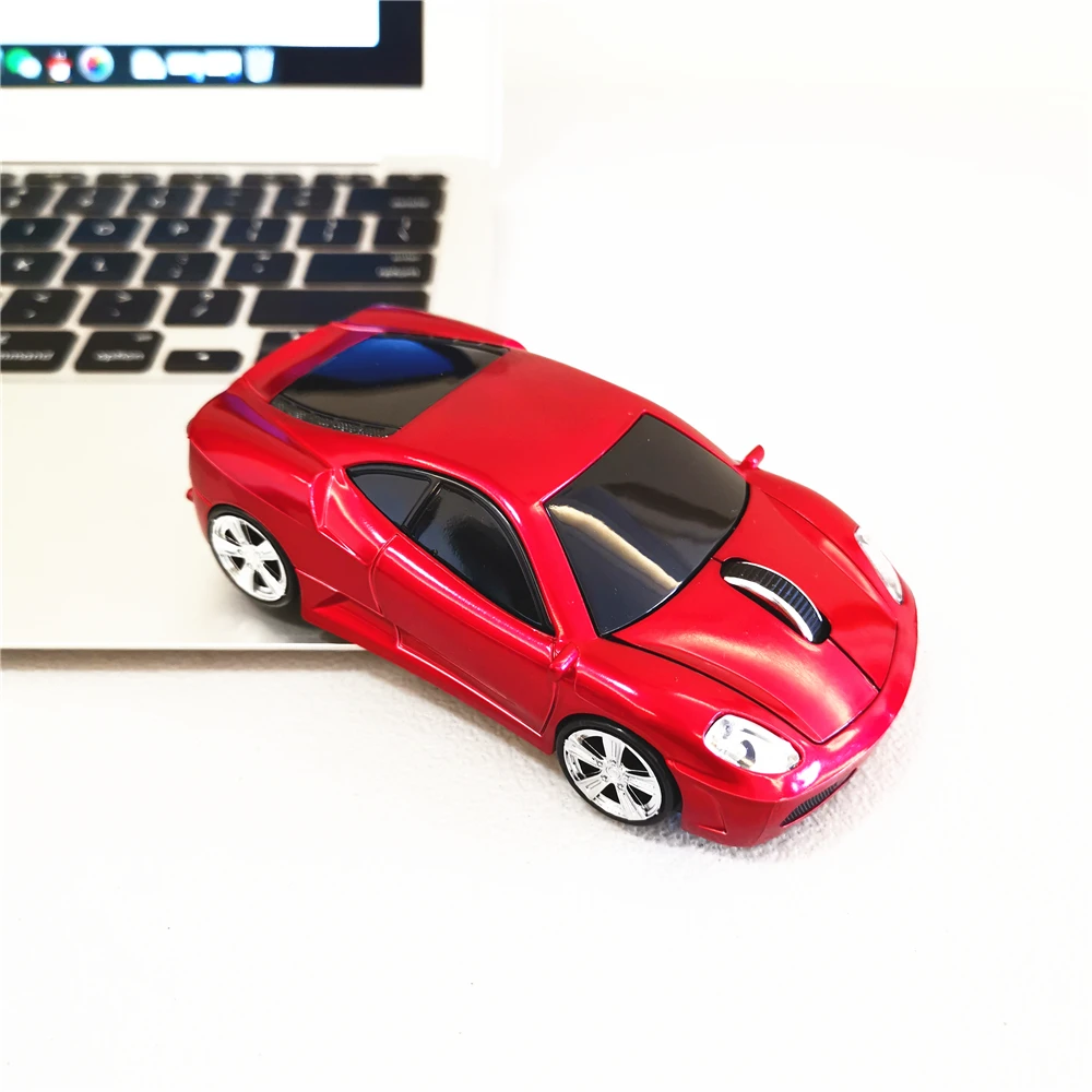 For Ferrari Shape Car Shape Mice Car Wireless Mouse