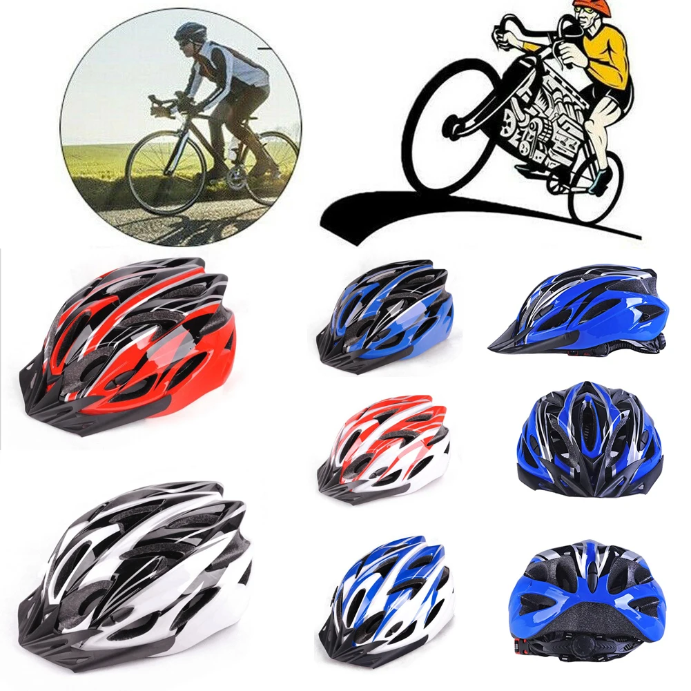 Adult Men Womens Bike Helmet Cycling MTB With Visor Mountain Shockproof Adjustable Fitting Bicycle Helmet (1600075813925)