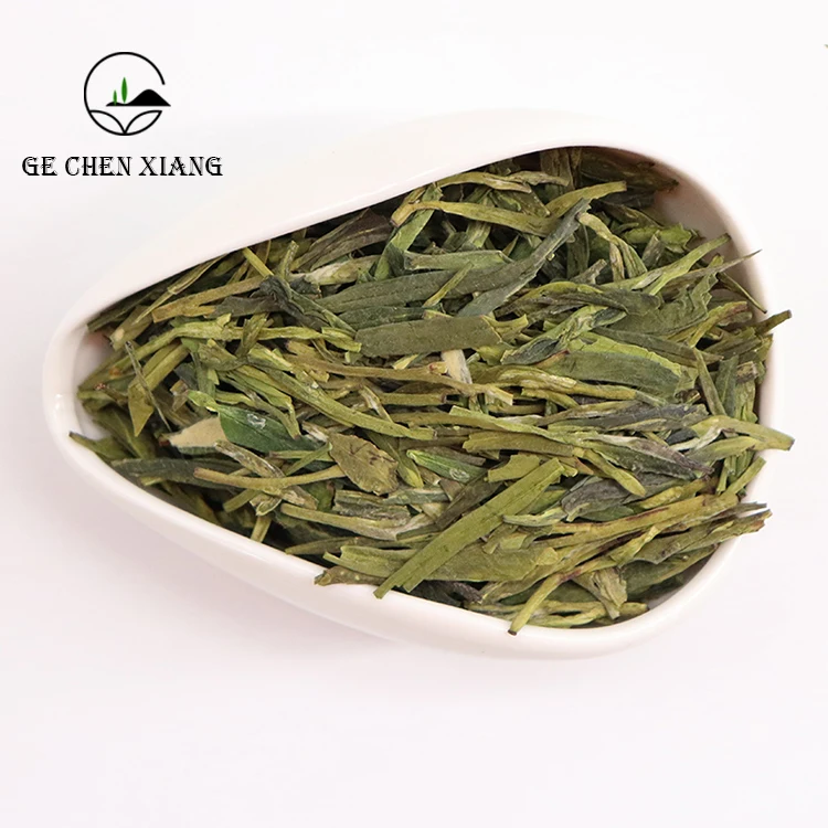  Органический свободный лист LongJing Зеленый чай оптом китайский дракон