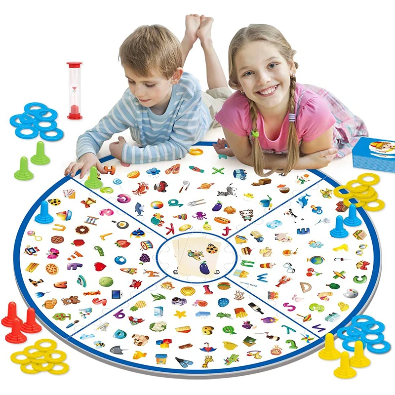 Educational Toys Kids  Detectives Card Looking Chart Board Game for Child Puzzle Brain Reaction Training Game Family Game Toy
