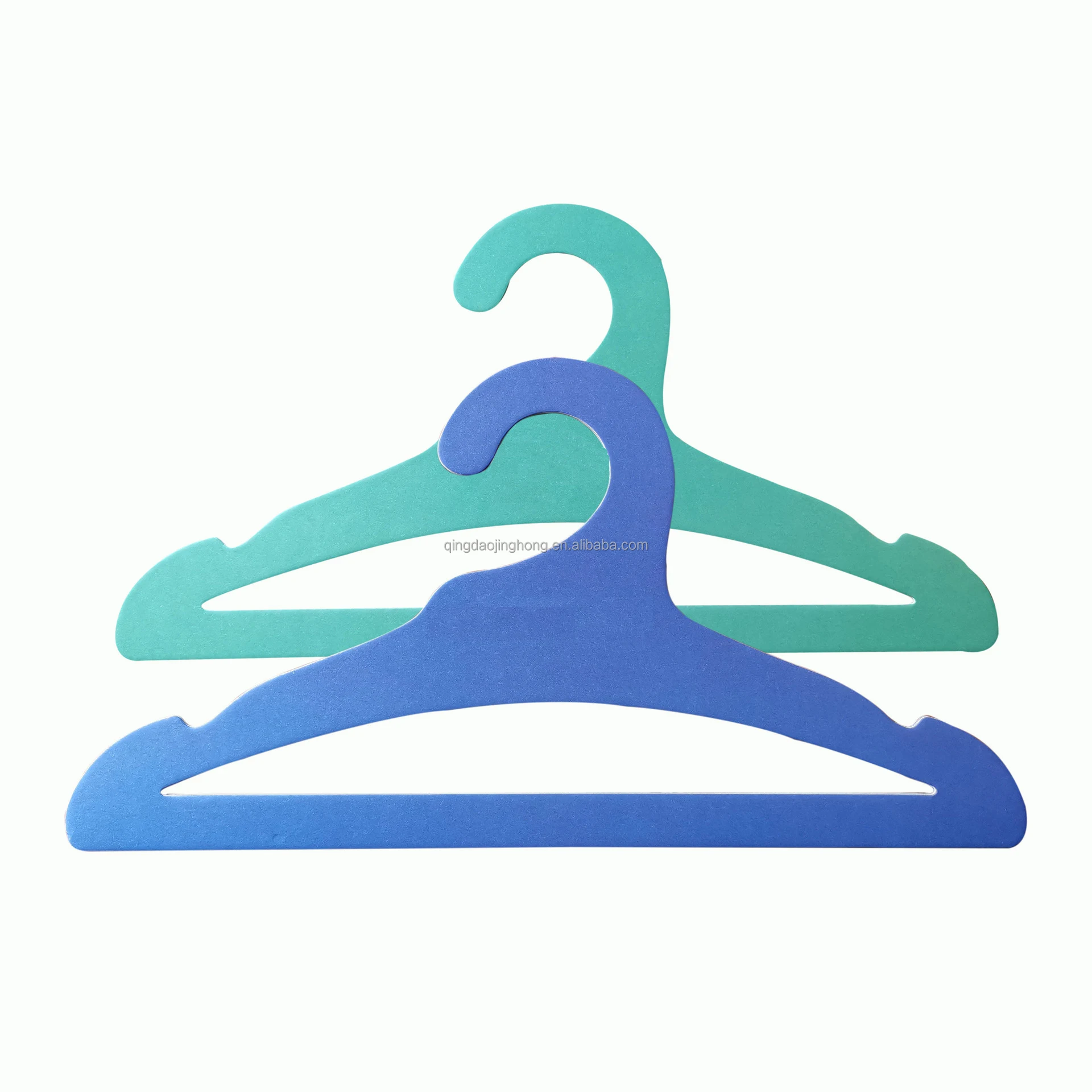 High quality Kraft paper clothes hangers paper hanger for fabric recycled cardboard paper hanger