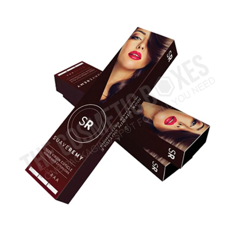 Hair extensions & wigs packages hair extensions / hair extension boxes packaging colorful printed artpaper boxes