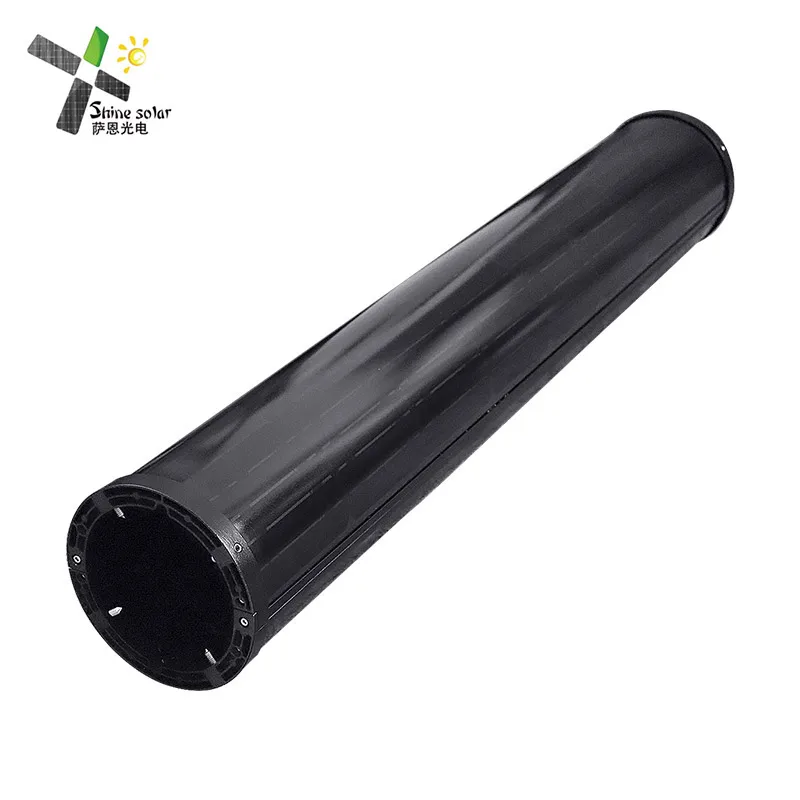 custom Cylindrical panel 55w 90w Sunpower cell Solar pv Module solar panel for solar light