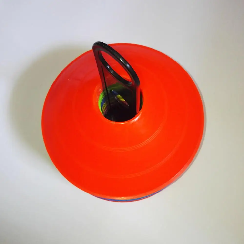 one set of 50 Disc Cones Soccer Football Field Marking Coaching Cones