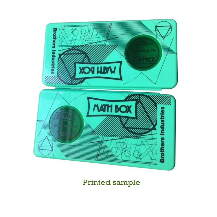 Mini automatic single color flat vertical eyeglass pencil case ruler screen printer print machine