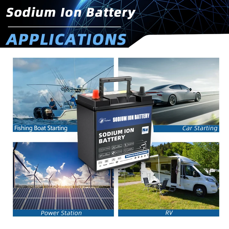 New Design Car Starting Sodium Ion Battery 12.4V 60Ah with Grade A SIB Cells 55D23 Case