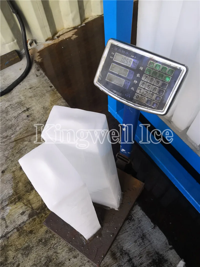 KINGWELL Automatic direct cooling ice block making plant machine 1ton 3ton to 30 tons large ice maker