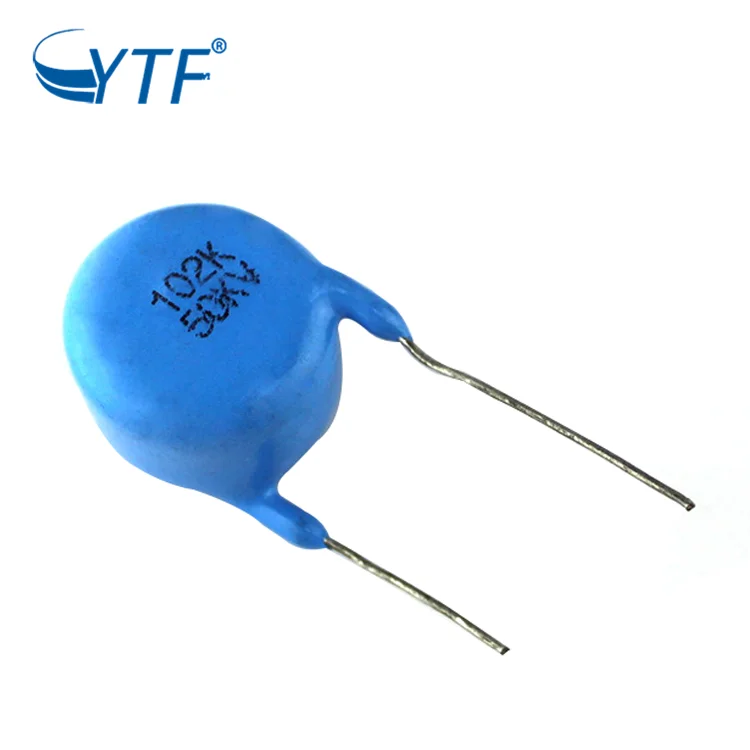 50KV 102M 1000PF Radial Lead High Voltage Ceramic Capacitor 50KV102M
