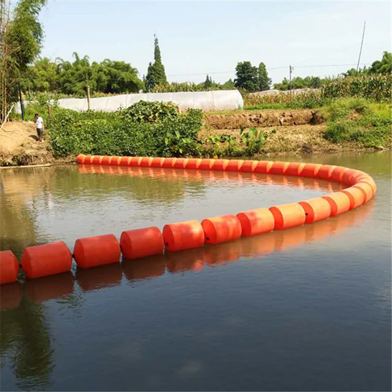 HDPE floater marine buoy for marinas, rivers, and offshore areas EPS foam filled floating buoy pipe floater for dredging