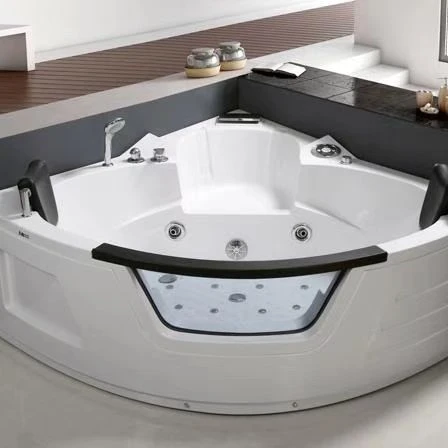 Acrylic bathroom bathtub with fauce