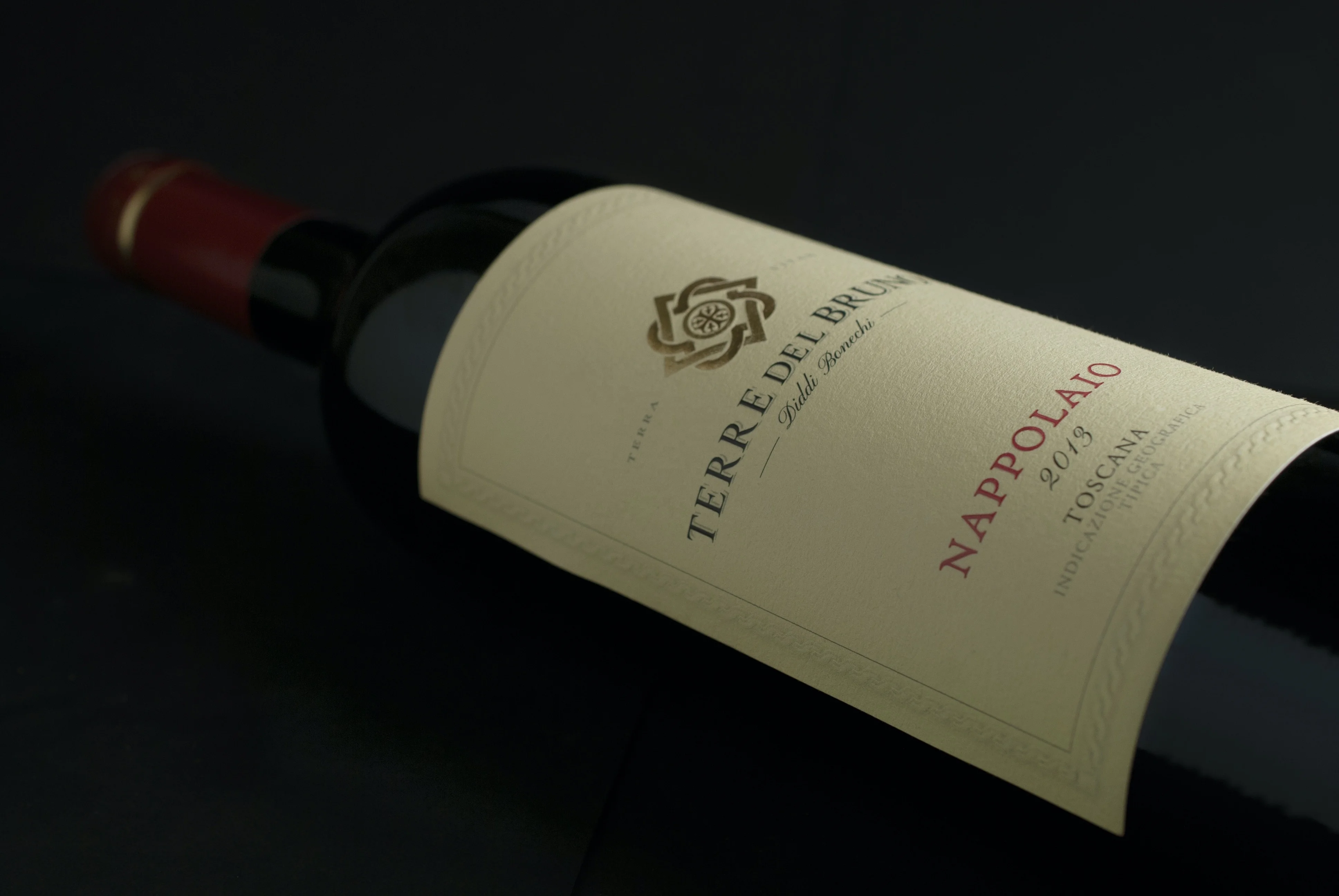 Italian Red Wine Red Tuscan IGT Sangiovese Nappolaio 0.750 litres bottles alcoholic drink GVERDI Selection Made Italy Red Wine