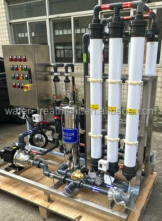3000LPH Uf system waste water ro recycling system ultrafiltration industrielle plant skid water treatment UF system for sewage