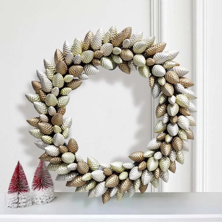 Wholesale Supplies Artificial Halloween Wreath Christmas Wreaths For Home Decoration