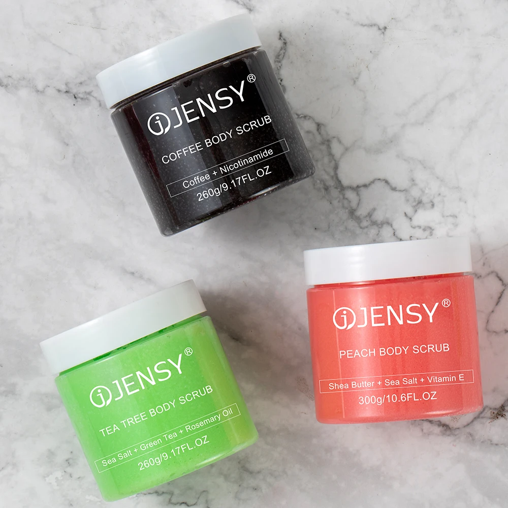 OEM оптовая продажа морская соль скраб для удаления омертвевшей кожи пилинг уход за телом отшелушивающий питательный натуральный отбеливающий лица и тела